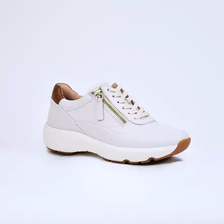 CLARKS Tivoli Zip Kävelykengät Off White - Naisten nauhalliset kävelykengät - 26176650 - 1