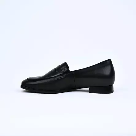 HASSIA Napoli Kävelykengät Musta Nahka - Naisten loaferit - 4-300840-0100 - 2