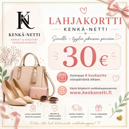 Lahjakortti 30 euro - Lahjakortit ja etukupongit - 1000-30 - 1