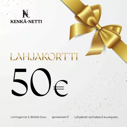 Lahjakortti 50 euroa - Lahjakortit ja etukupongit - 1000-50 - 1