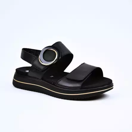 REMONTE Sandaalit Musta Nahka - Naisten juhlasandaalit - D1J63-00 - 1