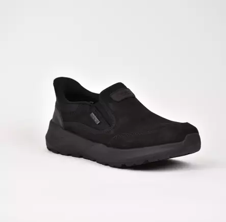 RIEKER READY2GO Kävelykengät Musta Nahka - Miesten nauhattomat kävelykengät - 06052-00 - 1