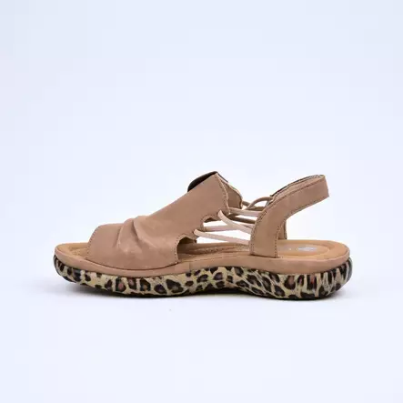 RIEKER Sandaalit Camel/fango - Naisten juhlasandaalit - 64871-20 - 2