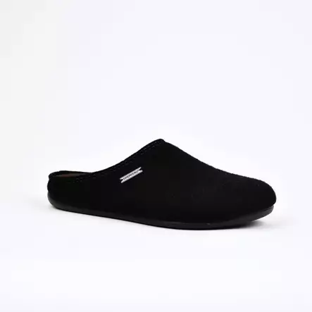 SHEPHERD JON Tohvelit Black Huopa - Miesten aamutossut - 34-0554-010 - 1