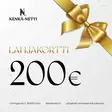 Lahjakortti 200 euro - Lahjakortit ja etukupongit - 1000-200 - 1