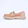 RIEKER Loaferit Beige Nahka - Naisten nauhattomat kävelykengät - M3865-60 - 2