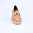 RIEKER Loaferit Beige Nahka - Naisten nauhattomat kävelykengät - M3865-60 - 3