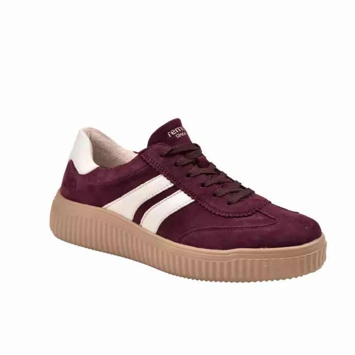 REMONTE Sneakerit Tummanvioletti/Beige Nahka - Naisten tennarit ja lenkkarit - D3E00-30 - 1