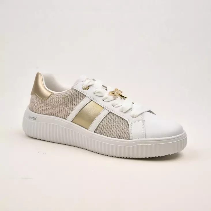 REMONTE Sneakerit Valko-Kulta - Naisten nauhalliset kävelykengät - D3E01-90 - 1