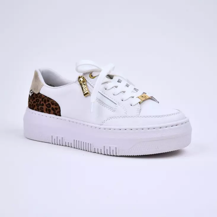 RIEKER Sneakerit Valkoinen - Naisten nauhalliset kävelykengät - M1900-80 - 1