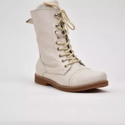 ANDREA CONTI Nilkkurit Kermanvalkoinen Nahka - Naisten nilkkurit - 0343622-1570 - 1