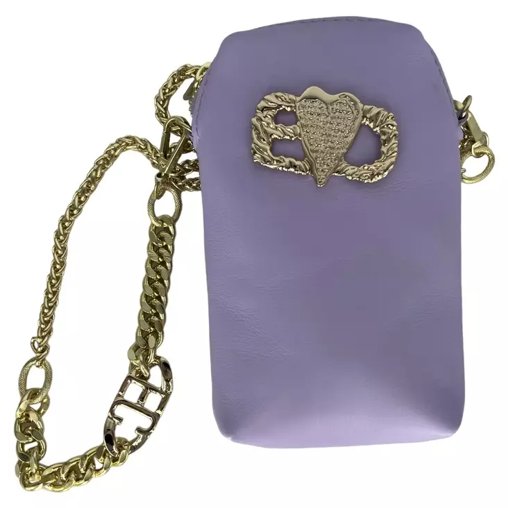 ELISA CAVALETTI Puhelinlaukku Lila Nahka - Laukut - ELP240686510-14020 - 1