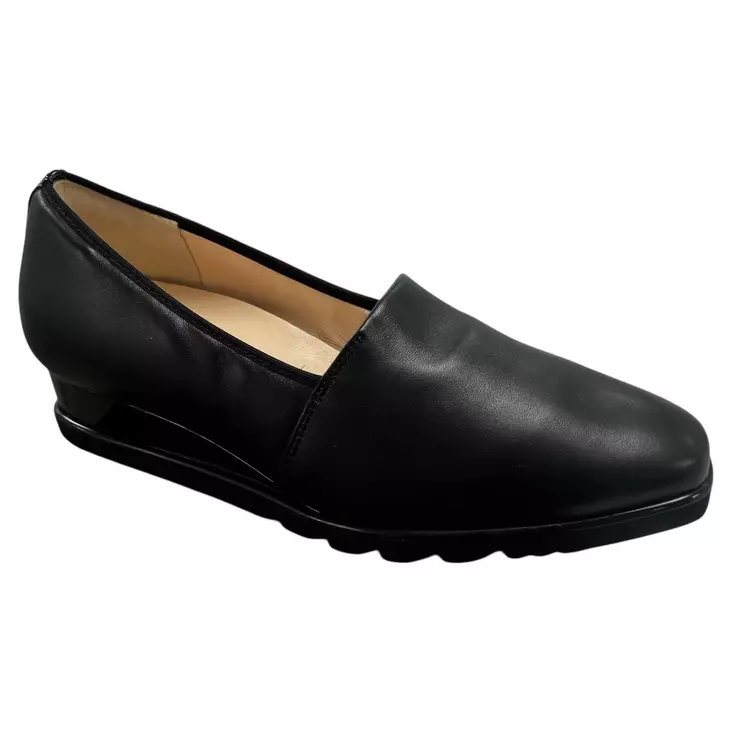 HASSIA Kävelykengät Musta Nahka - Kiilakorkokengät - 4-302386-0100 - 1