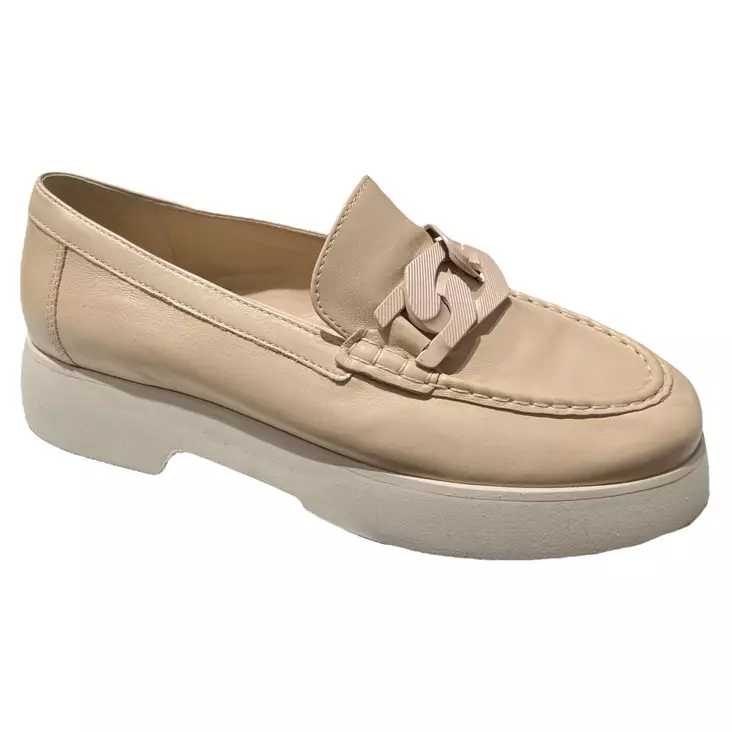 HÖGL Stacy Kävelykengät Ecru Nahka - Naisten loaferit - 3-101620-1100 - 1