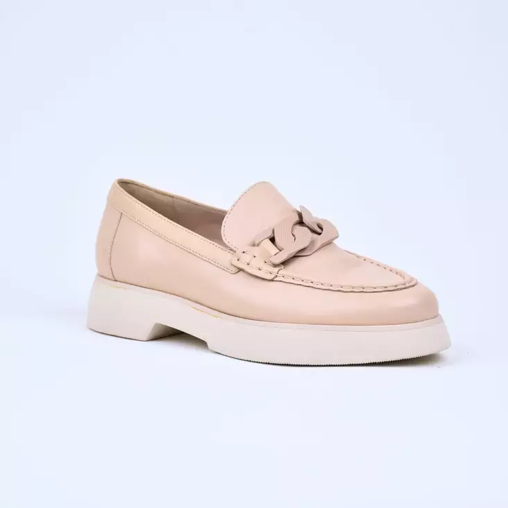 HÖGL Stacy Kävelykengät Ecru Nahka - Naisten loaferit - 3-101620-1100 - 1