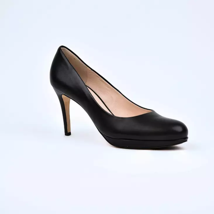 HÖGL Studio 80 Platoo-avokkaat Musta Nahka - Platform korkokengät - 0-178000-0100 - 1