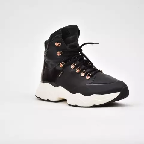 HÖGL Varsitennarit Musta Nahka Gore-Tex - Naisten nilkkurit - 4-103445-0100 - 1