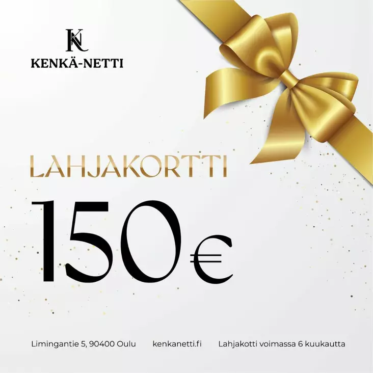 Lahjakortti 150 euro - Lahjakortit ja etukupongit - 1000-150 - 1