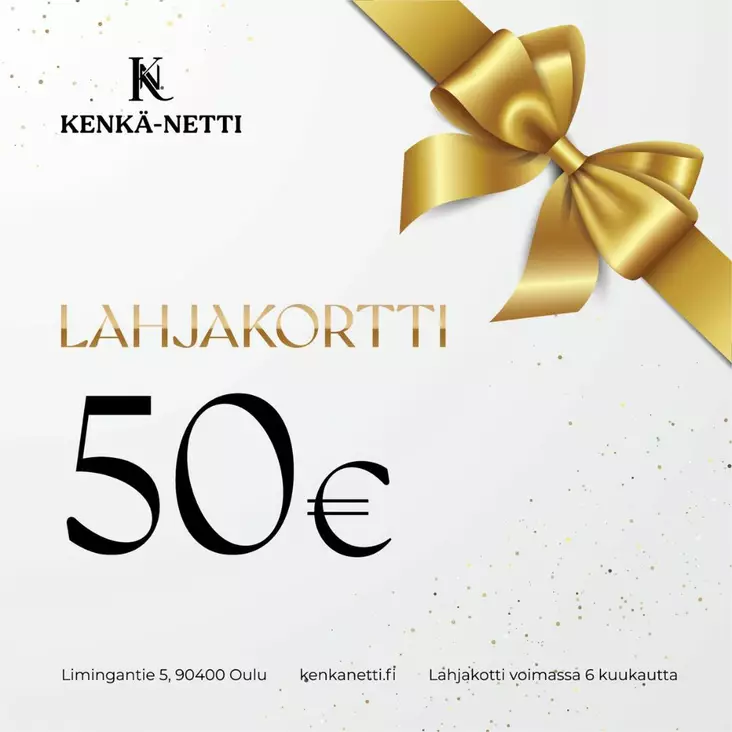 Lahjakortti 50 euroa - Lahjakortit ja etukupongit - 1000-50 - 1