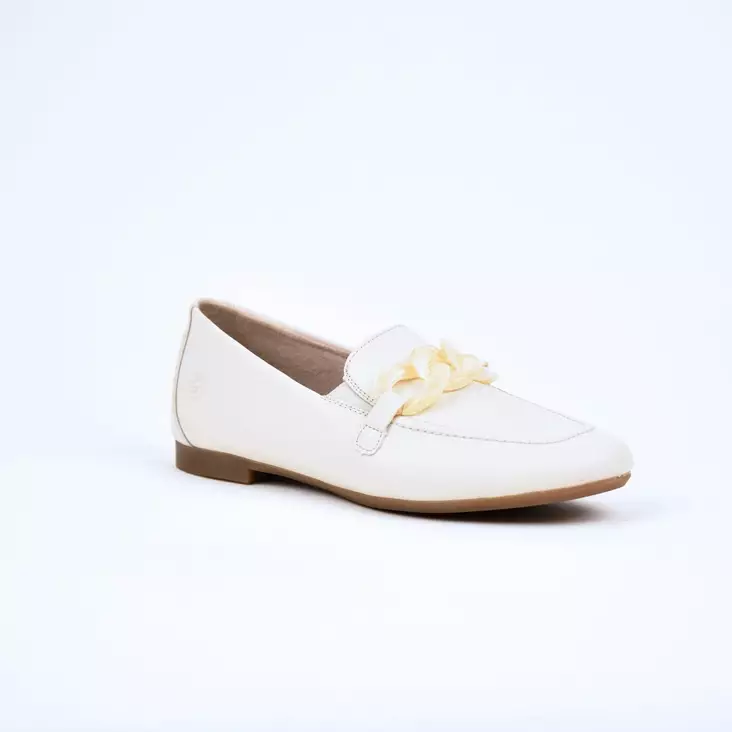 REMONTE Loaferit Valkoinen Nahka - Naisten nauhattomat kävelykengät - D0K00-80 - 1