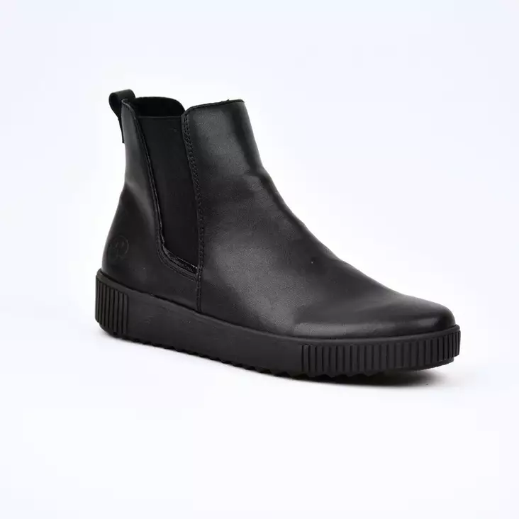 RIEKER Nilkkurit Musta Nahka - Naisten nilkkurit - Y6451-00 - 1