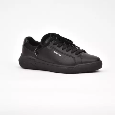 RIEKER Tennarit Musta Nahka - Naisten tennarit ja lenkkarit - W1100-00 - 1