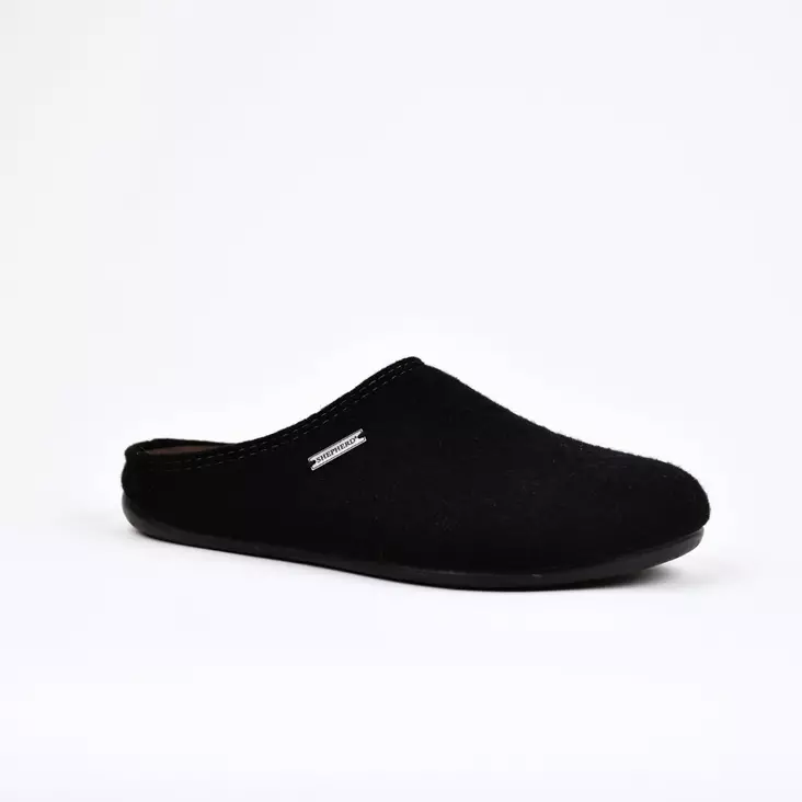 SHEPHERD JON Tohvelit Black Huopa - Miesten aamutossut - 34-0554-010 - 1