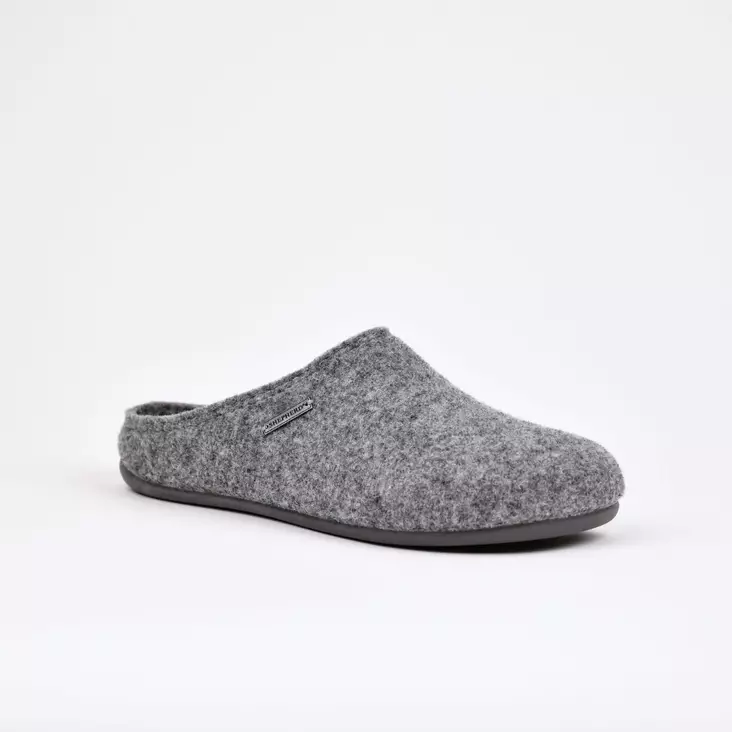 SHEPHERD JON Tohvelit Grey Huopa - Miesten aamutossut - 34-0554-020 - 1