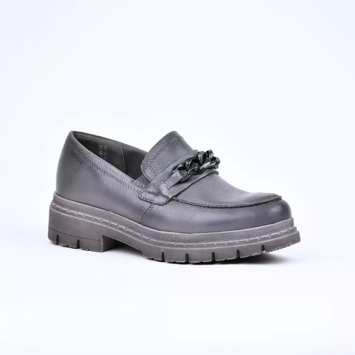 TAMARIS COMFORT Loaferit Grey Nahka - Naisten nauhattomat kävelykengät - 8-84703-29-200 - 1
