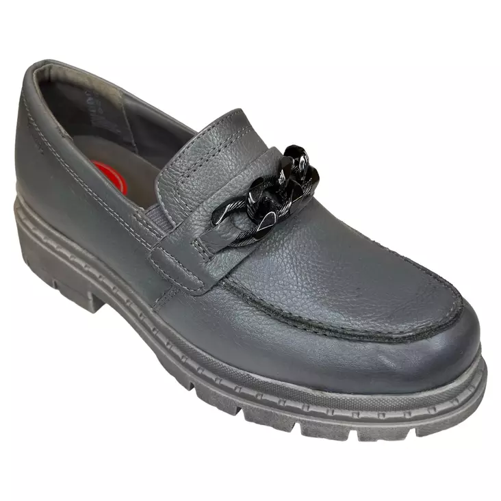 TAMARIS COMFORT Loaferit Grey Nahka - Naisten nauhattomat kävelykengät - 8-84703-29-200 - 1