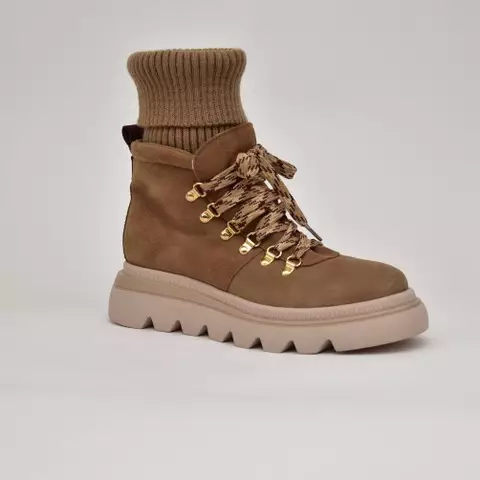 TAMARIS Nilkkurit Ruskea Mokkanahka - Naisten nilkkurit - 1-26900-41-300 - 1