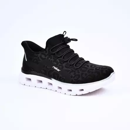 RIEKER Kävelykengät Musta - Naisten tennarit ja lenkkarit - M6066-01 - 1