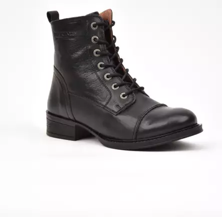 TEN POINTS Pandora 60004 Nilkkurit Black Nahka - Naisten maiharit - 60004-101 - 1