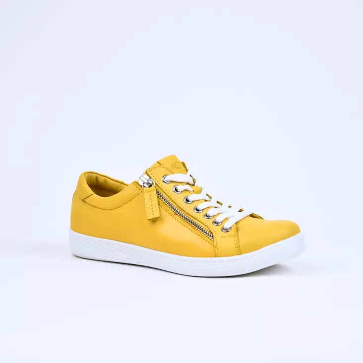 ANDREA CONTI Tennarit Keltainen Nahka - Naisten tennarit ja lenkkarit - 0342035-051 - 1