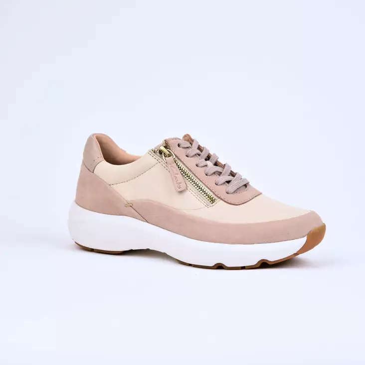 CLARKS Tivoli Zip Kävelykengät Sand Comb - Naisten nauhalliset kävelykengät - 26176651 - 1