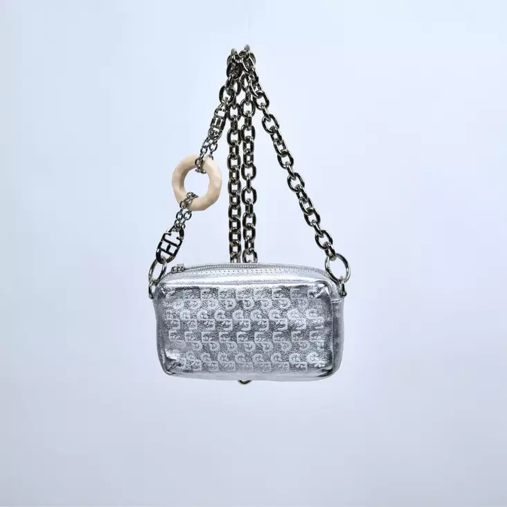 ELISA CAVALETTI Iltalaukku Silver Nahka - Laukut - ELW230686508-23061 - 1