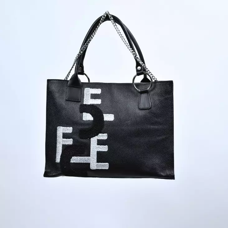 ELISA CAVALETTI Käsilaukku Musta Nahka - Laukut - ELP240686503-02001 - 1