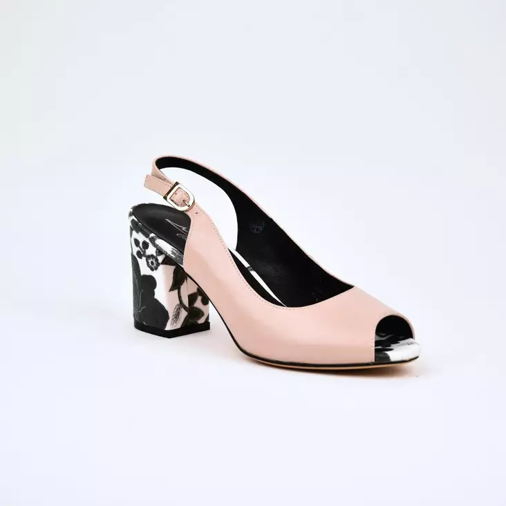 MARKO Juhla-avokkaat Beige Nahka - Naisten juhlasandaalit - 141351 - 1