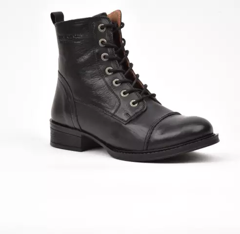 TEN POINTS Pandora 60004 Nilkkurit Black Nahka - Naisten maiharit - 60004-101 - 1