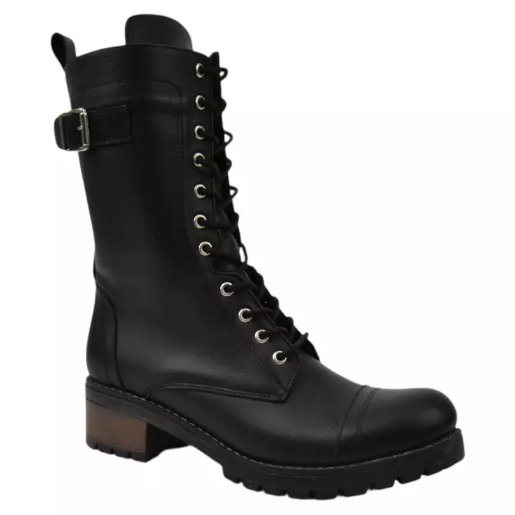 ANDREA CONTI Nauhalliset saappaat Musta Nahka - Naisten saappaat - 19880340-002 - 1