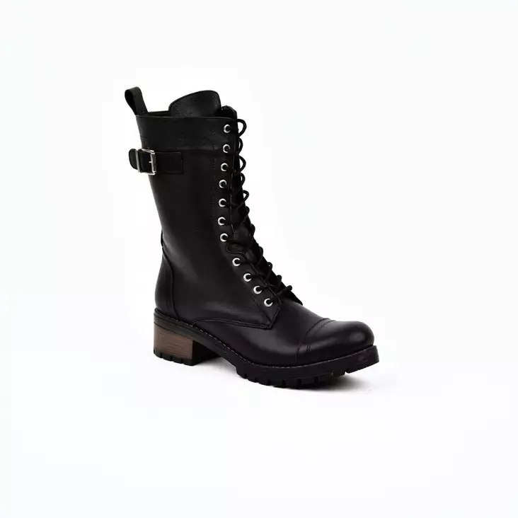 ANDREA CONTI Nauhalliset saappaat Musta Nahka - Naisten saappaat - 19880340-002 - 1