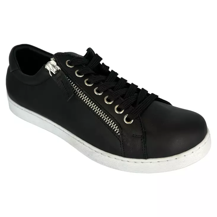 ANDREA CONTI Tennarit Musta Nahka - Naisten tennarit ja lenkkarit - 0342035-002 - 1