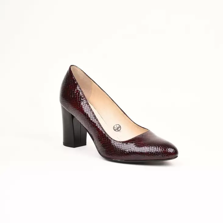 MARKO Juhla-avokkaat Viinipunainen Nahka - Naisten juhlakengät - 131202 - 1