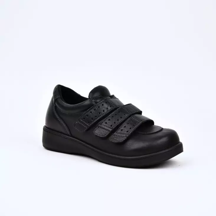 PODOWELL Aquitaine Kävelykenkä Musta Nahka - Naisten erikoislestiset kengät - 3773-7-2 - 1