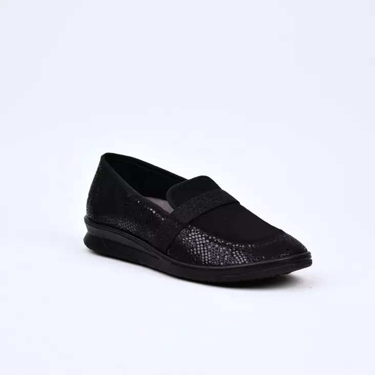 PODOWELL Nelia Kävelykengät Musta - Naisten erikoislestiset kengät - 1773-201-82 - 1