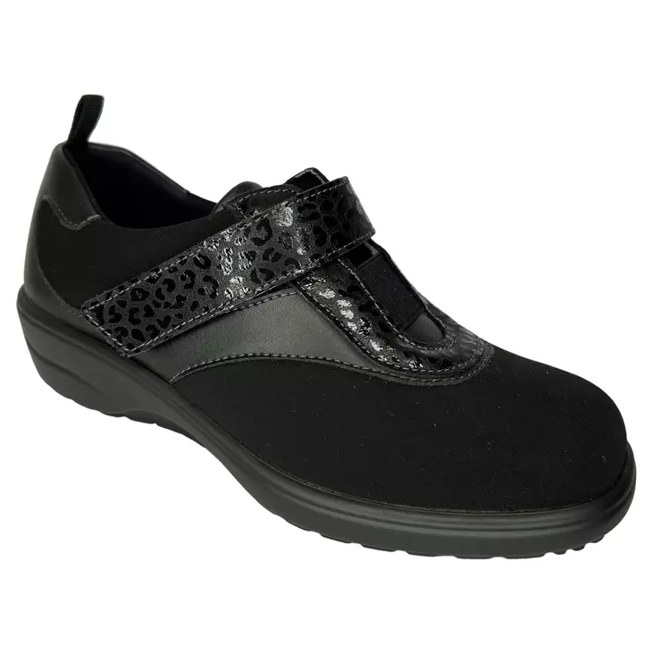 PODOWELL Siana Kävelykengät Musta Kangas - Naisten erikoislestiset kengät - 7773-106-2 - 1