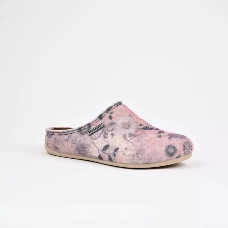 SHEPHERD CILLA Pistokkaat Beige/Pasley Huopa - Naisten aamutossut - 34-0883-142 - 1