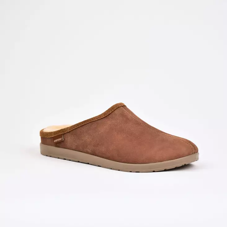 SHEPHERD Ludvig Pistokkaat Ruskea Nahka - Miesten pistokkaat - 37-2309-052 - 1