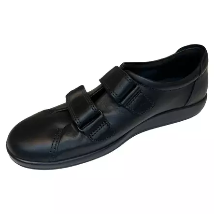 ECCO Soft 2.0 Kävelykengät Musta Nahka - Naisten nauhattomat kävelykengät - 206513-56723 - 2