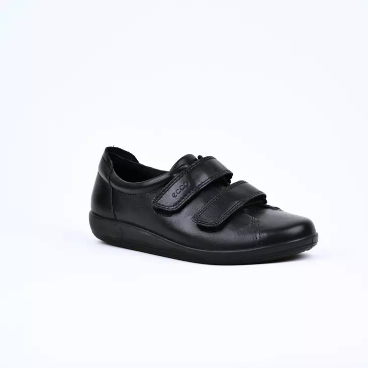 ECCO Soft 2.0 Kävelykengät Musta Nahka - Naisten nauhattomat kävelykengät - 206513-56723 - 1